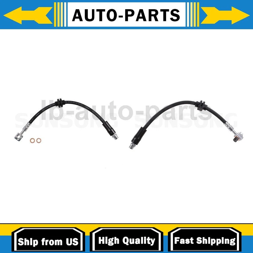 Manguera de freno delantera Sunsong 2 piezas para Buick Verano 2,4 L 2012-2017 Foto 1 de 4