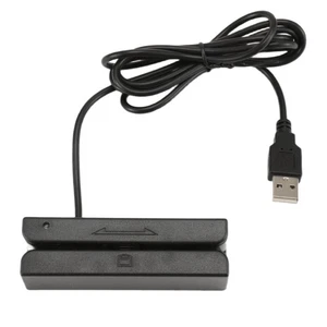 MSR90 USB Magnetic Strip Card Reading Machine Card Reader Stripe 3 Tracks 6053 - Picture 1 of 4