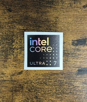 1x Intel Core 7 Ultra / Laptop Custom Sticker Label (NEW) - Image 1 of 2