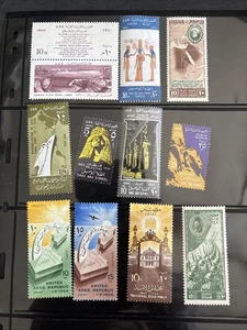 55363 PALESTINE UAR Ägypten Briefmarken 1960er Sets S/S MNH SET Archaeology’s SP* - Bild 1 von 2