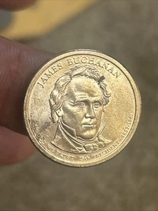 Moneta da 1 dollaro presidenziale 2010 P James Buchanan 1857-1861 - Foto 1 di 8