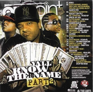 DJ Onpoint - Ya'll Know Da Name Part 2 Mixtape CD ~ Hip Hop LIT! - Picture 1 of 3