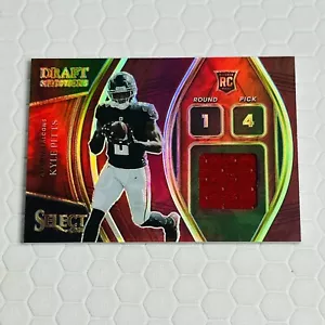 Kyle Pitts RC 2021 Select Draft Selections Red Prizm Patch Atlanta Falcons - Picture 1 of 4