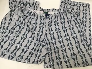 Jeffrey Banks Il Coniglio Bianco Pigiama Pantaloni Alice nel Paese delle Meraviglie XL - Foto 1 di 3