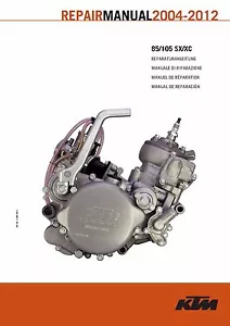 KTM Engine Service Workshop Shop Repair Manual Book 2007 85 SX - Bild 1 von 12