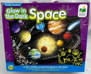 Rompecabezas Glow In The Dark Space - Rompecabezas de piso de 100 piezas para niños (3 pies x 2 pies) - Imagen 1 de 4