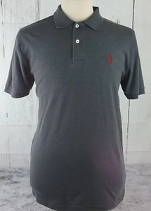 Polo uomo US Assn manica corta grigia camicia taglia media - Foto 1 di 6