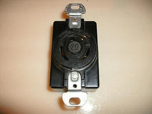 HUBBELL 7310-BG RECEPTACLE 20A/250V HBL7310BG  - Picture 1 of 2