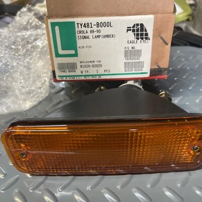 88-90 Toyota Corolla Eagle Eyes luz intermitente delantera izquierda  Foto 1 de 3
