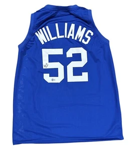 BUCK WILLIAMS SIGNED AUTO CUSTOM NEW JERSEY NETS JERSEY w/ BECKETT Cert - Picture 1 of 3
