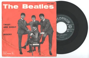 7" BEATLES 45 giri TWIST AND SHOUT Parlophon QMSP 16352 ITALY 1964 green label - Foto 1 di 2