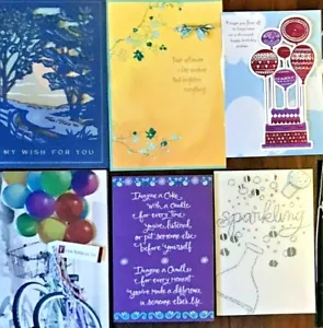 Hallmark GEBURTSTAG Karten Lot 6 Karten alle 6,99 $ = 42,00 $ JETZT 1/2 Preis 19,95 $ - Bild 1 von 1
