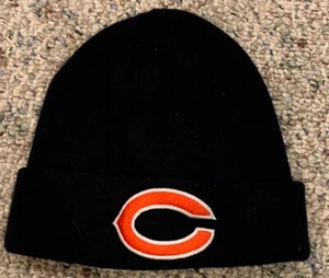 Chicago Bears Winter Hat/Cuffed Beanie, NFL Team Apparel, One Size, Navy Blue - Picture 1 of 4