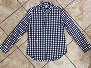 NWOT BOY'S BLUE PLAID LONG SLEEVE SHIRT BY PLACE SIZE 10/ 12 - Picture 1 of 2