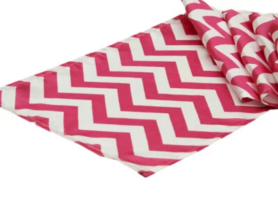 Table Runner Polyester Chevron 12X120"  By Broward Linens (Variety Of Colors) - Image 1 of 3