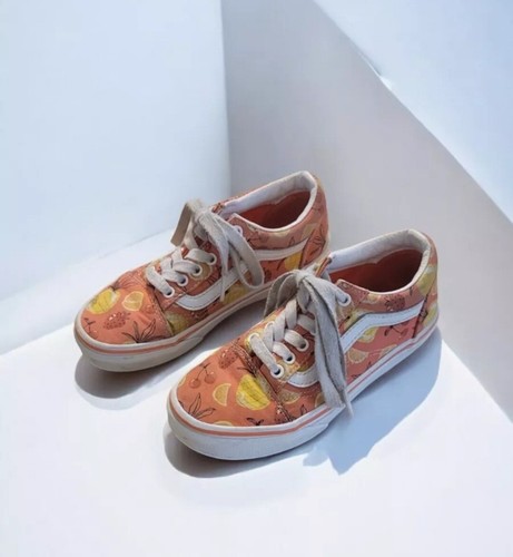 VANS Oldol Skool Fruite Scarpers Sneak Skate Basse Lacc 2022cione Aranci Tag