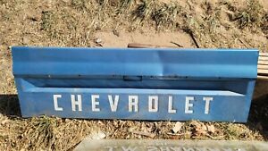 1967 68 69 70 71 72 Chevrolet truck pickup C10 C20 tail gate factory blue poly