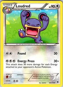 Pokemon TCG Loudred XY Phantom Forces 84/119 Regular Uncommon Card NM - Picture 1 of 2