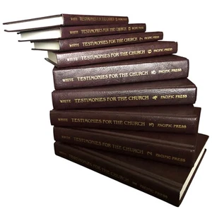 9-HC Ellen G. White Bundle Theme: Testimonies for the Church 1948 Faux Leather - Imagen 1 de 24