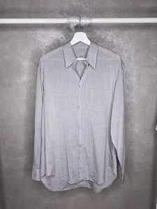Jil Sander Mens Gray Classic Shirt Cotton Size 39 - Picture 1 of 6