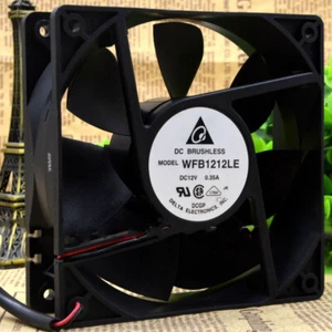 DELTA WFB1212LE 12cm 12038 12V 0.35A Chassis Cooling Industrial Fan - Picture 1 of 5