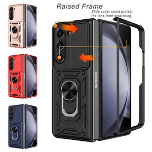 Für Samsung Galaxy Z Fold 5 Stoßfeste Fingerring Hülle und Displayschutz - Bild 1 von 70