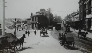 Magic Lantern Slide Photo Australia Oxford Street Sydney Kerry - Foto 1 di 4