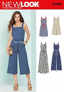 NEU LOOK 6446 MISSES JUMPSUITS & KLEIDER Nähmuster Größen 6 - 18 - Bild 1 von 7