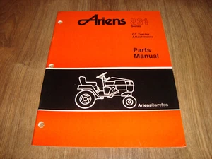 Ariens 831 Series GT Tractor Attachments Parts Manual - Picture 1 of 2