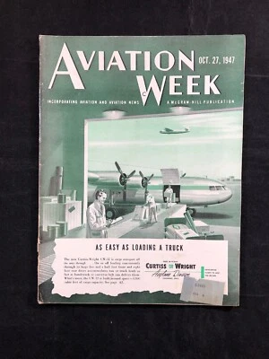 1947 AVIATION WEEK - OCTOBER 27, 1947 AS EASY AS LOADING A TRUCK - Image 1 of 4