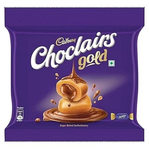 Cadbury Choclairs Chocolate Gold Candy, 137 G|25 Pieces - 5.5 Gram Each - Picture 1 of 3