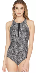 Nike Black One-Piece Swimsuit Women's L Nwt - Picture 1 of 4