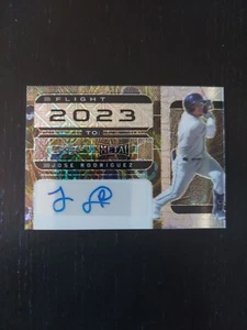 2022 Leaf Metal Draft Baseball 1/1 Jose Rodriguez Flight To 2023 Peacock One Of - Picture 1 of 3