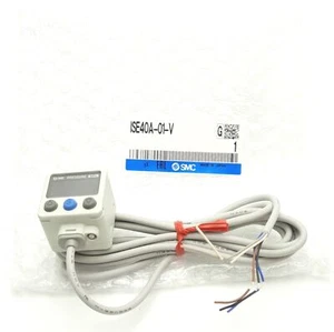 SMC ISE40A-01-V Digital Pressure Switch -0.1 to 1.0MPa PNP 1/8"NPT 12-24VDC - Picture 1 of 4