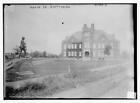 Photo:Meade School,Gettysburg,Pennsylvania,PA,1900-1906,statue,building