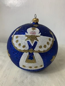 Polish Christmas Ornament 5.5” Diameter HUGE!!!! Handmade 1990s Heirloom Painted - Picture 1 of 9