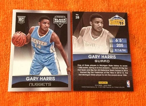 2014 Panini Black Friday RC #/499 GARY HARRIS #28 Nuggets/Michigan State Rookie - Picture 1 of 1