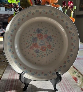 Cottage Garden Stoneware Dinner Plates Set of 6 Floral Design - Picture 1 of 7