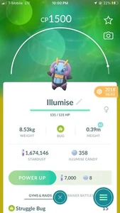 Pokemon TRADE - Illumise - Picture 1 of 2