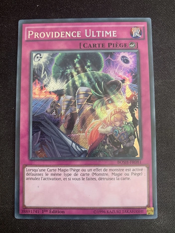 Yu-Gi-Oh! French Ultimate Providence BOSH-FR081 Secret Rare 1st Lightly Played - Image 1 of 1