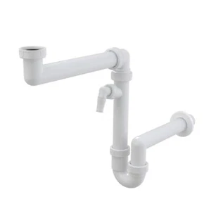 A872P Raumsparsiphon weiß - Bild 1 von 2