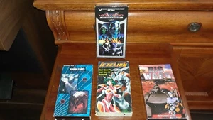 RARE VHS tape set of 4 -Japanese cartoons, English language. Condition are used. - Picture 1 of 5