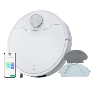 Robot Vacuum Cleaner 180 Mins Runtime 6000pa App/WiFi 270ml Watertank and 500ml - Picture 1 of 7