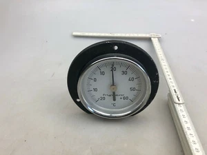 Altes Einbau Messinstrument Metall -20  +60  °C 40er 50er /39 - Picture 1 of 7
