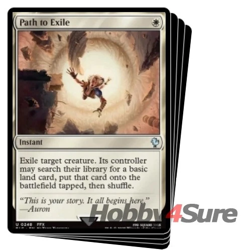 Path To Exile X4 M/NM Magic: The Gathering MTG Final Fantasy Commander - Image 1 of 1