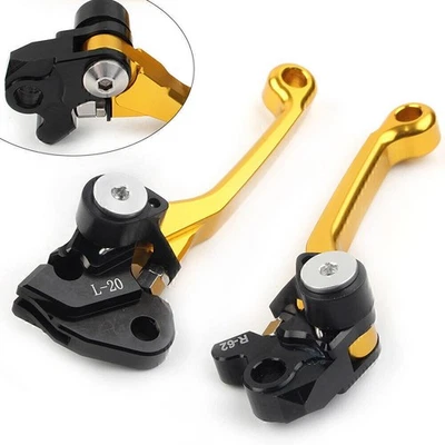 Bremshebel Kupplungshebel Motorrad Lenker Griff Gold für Suzuki RMZ450 2005-2022 - Bild 1 von 4