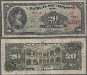 MEXIQUE - MEXICO . 20 PESOS 1961 - Imagen 1 de 1
