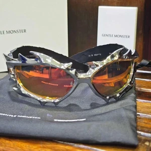 Gafas de sol suaves Monster Tekken 8 estilo infernal gafas de colaboración plateadas naranjas - Imagen 1 de 6