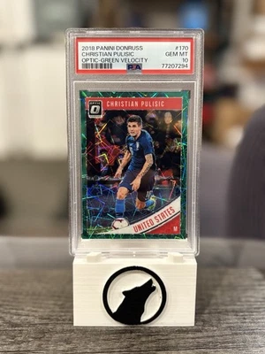 2018 Panini Donruss Christian Pulisic #170 Optic Green Velocity /200 PSA 10 EUA - Imagem 1 de 4