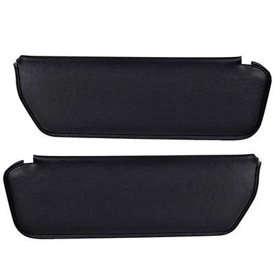 Par de para-sol esportivo preto Chevrolet C10 1973-1987 TMI - Imagem 1 de 3